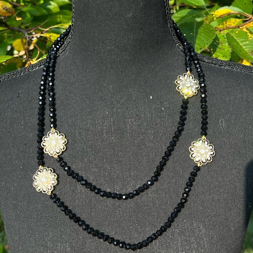 & A Heidi Daus Long Strand of Beads Necklace